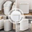 HOME USE κάδος απορριμμάτων με φωτοκύτταρο 9lt λευκός HUH-0227